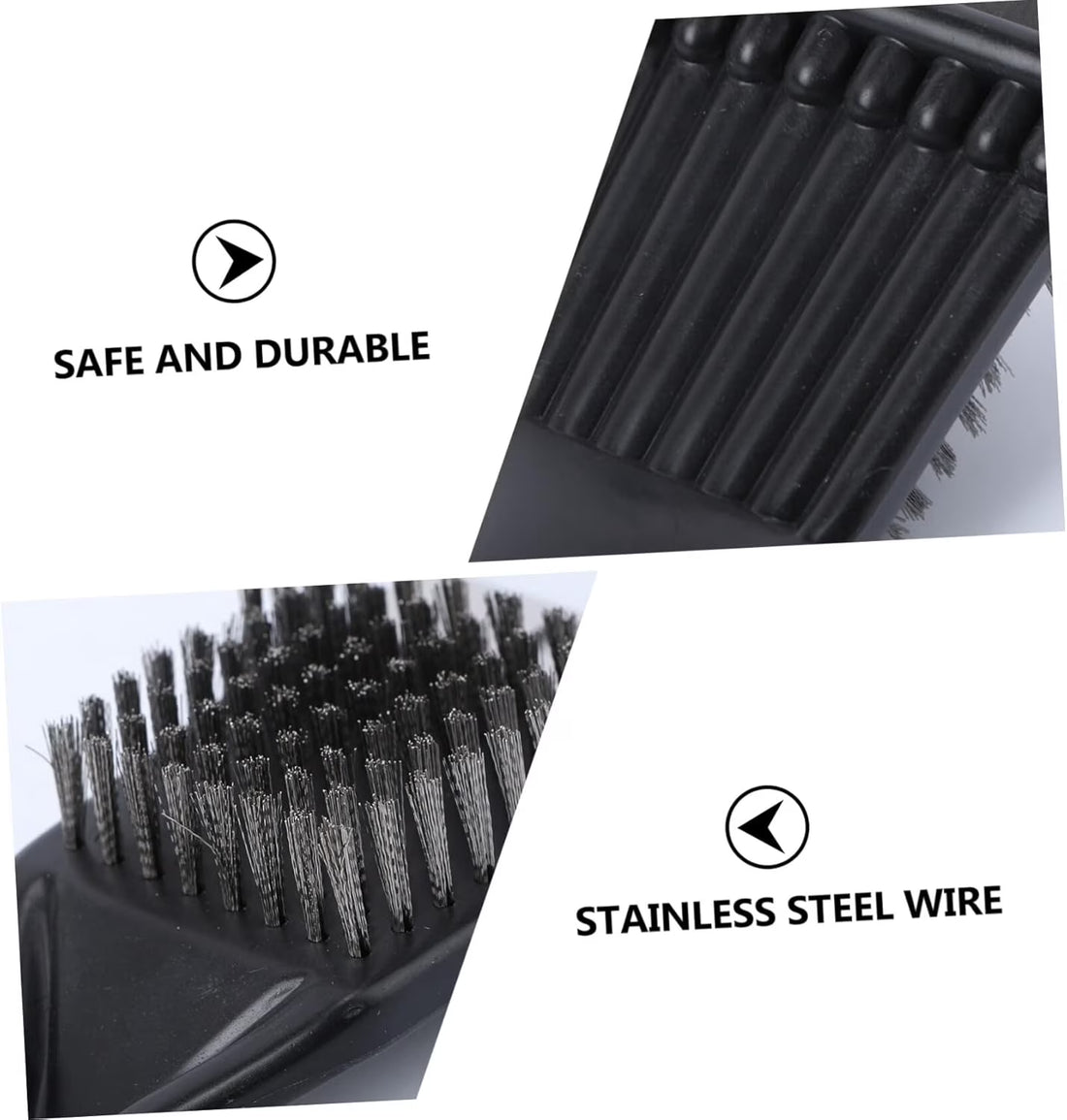Yankucat BBQ Grill Brush for Outdoor Grill and Scraper, Stainless Steel Cleaning Brush, Gift for Men/Dad BBQ Brush