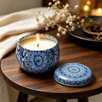 Fimilo Scented Candles, Aromatherapy Candles for Home, Scented Candles with Lid, Sustainable Use of Tin Boxes for Birthday Valentine Mother's Thanksgiving Day Present, 1 PC
